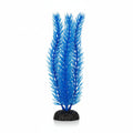 Blue artificial aquarium plant