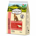 a 2KG bag of Chat&Chat Gourmand Beef for adult cat on white background