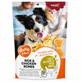 packaged Duvo Plus Rice Chicken Bones dog treats