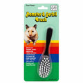 Hamster and gerbil  and rabbit brush packaging with a colorful design and a picture of a hamster.