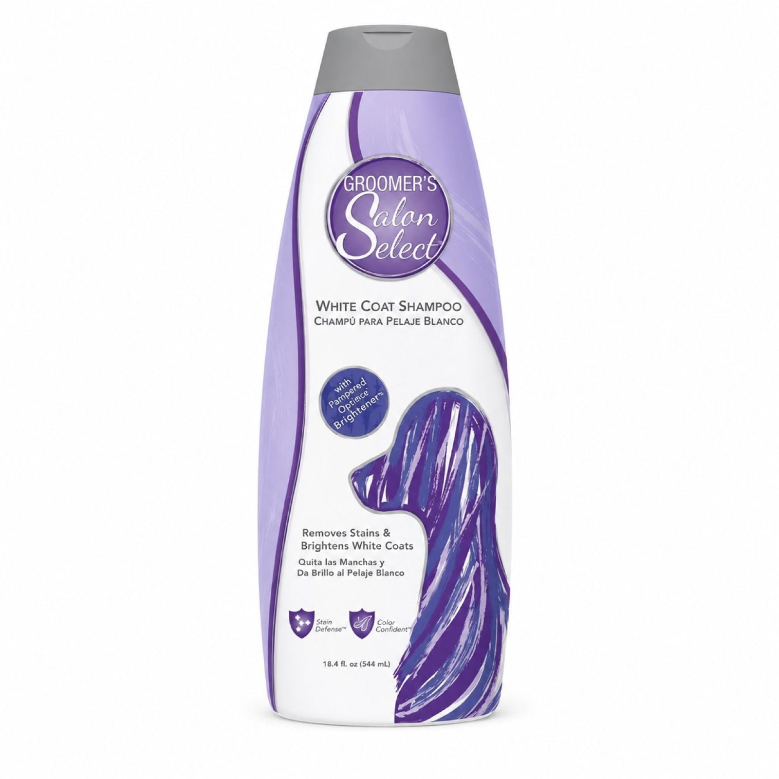Bottle of Groomer’s Salon Select White Coat Shampoo – 544ml