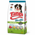 Tango dog food package with a dog on the label