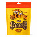 Yellow package of Treatos dog treats with a red top on a white background
