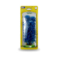 Packaged Aqua-Plant Ambulia Blue Pearl aquarium plant in clear blister packaging with a yellow backing card, showing bright blue artificial aquatic stems on a white background