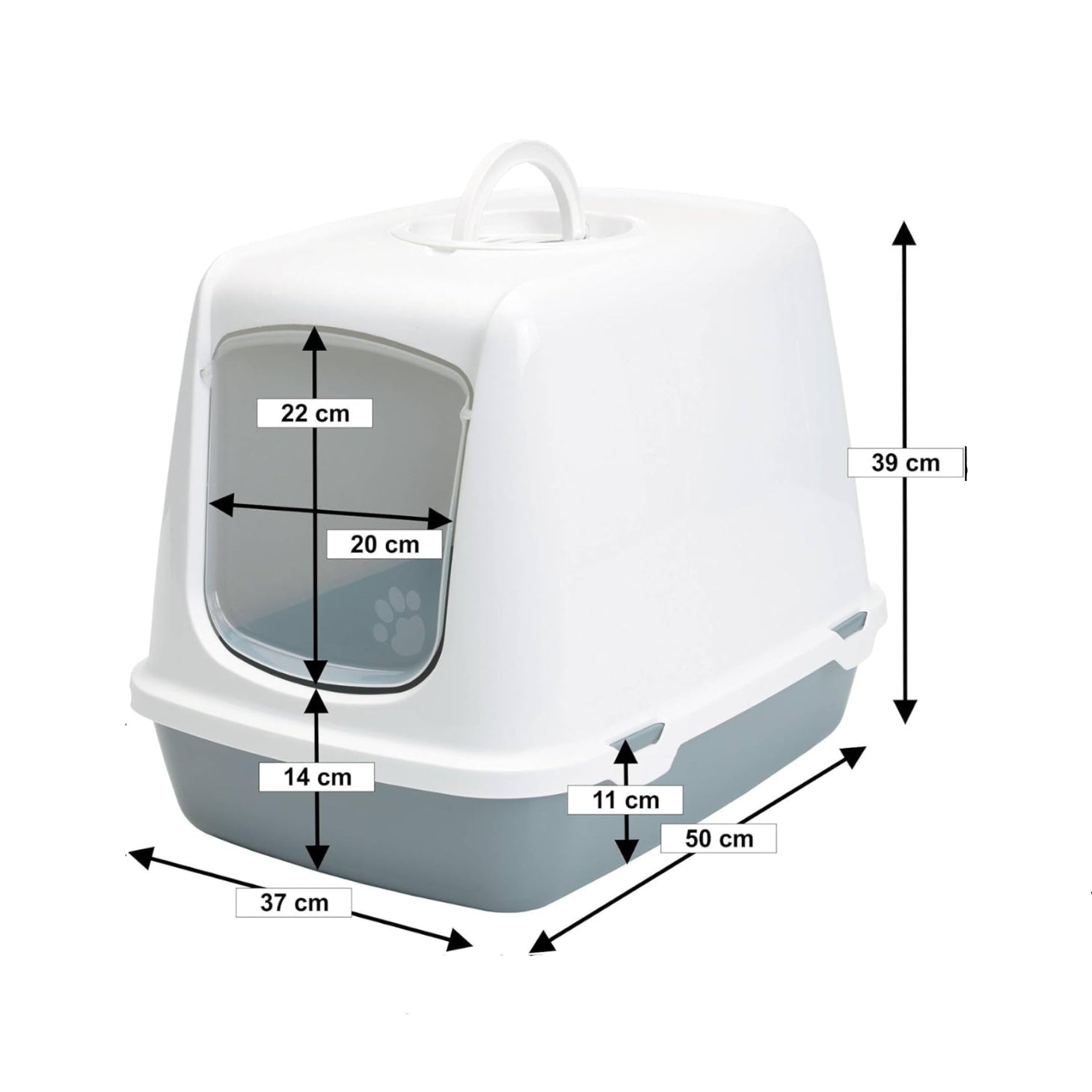 Covered Cat Litter Box